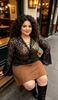 Immagine di PLUS SIZE ANIMAL PRINT STRETCH TOP